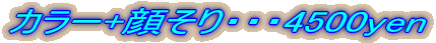 �J���[+�炻��E�E�E4500yen